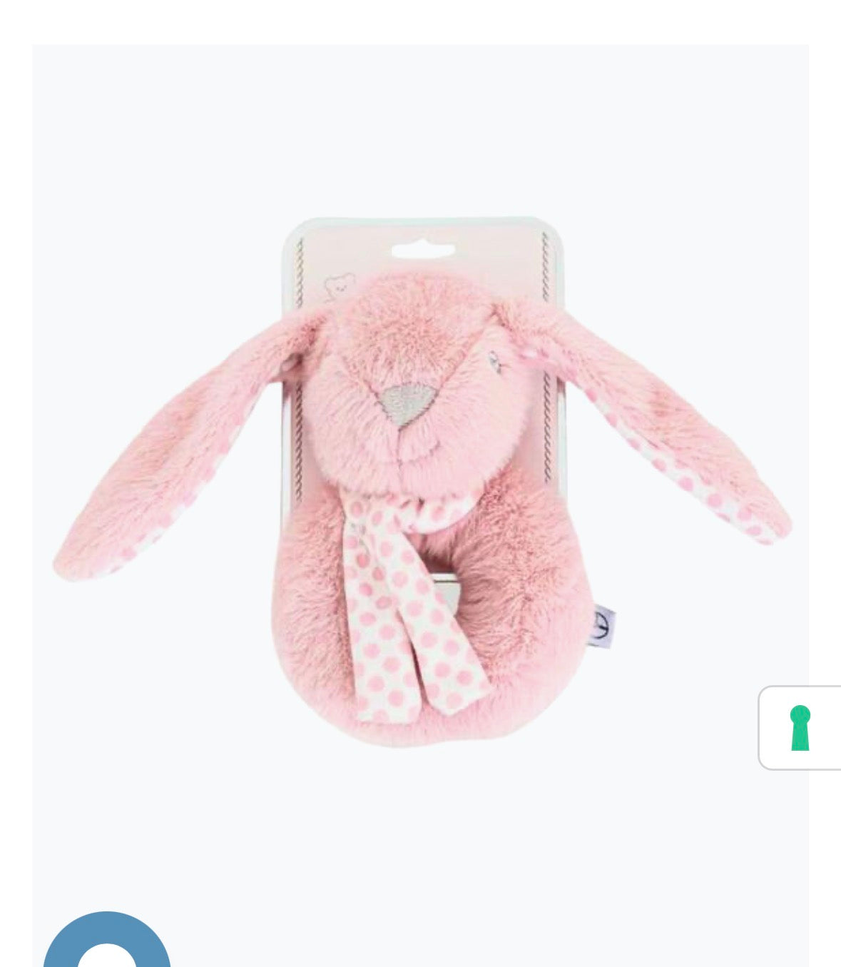 Sonaglino Neonato Coniglietto Peluche Morbido - Sonaglio Bambini Gioco Sensoriale Primi Mesi Idea Regalo Nascita