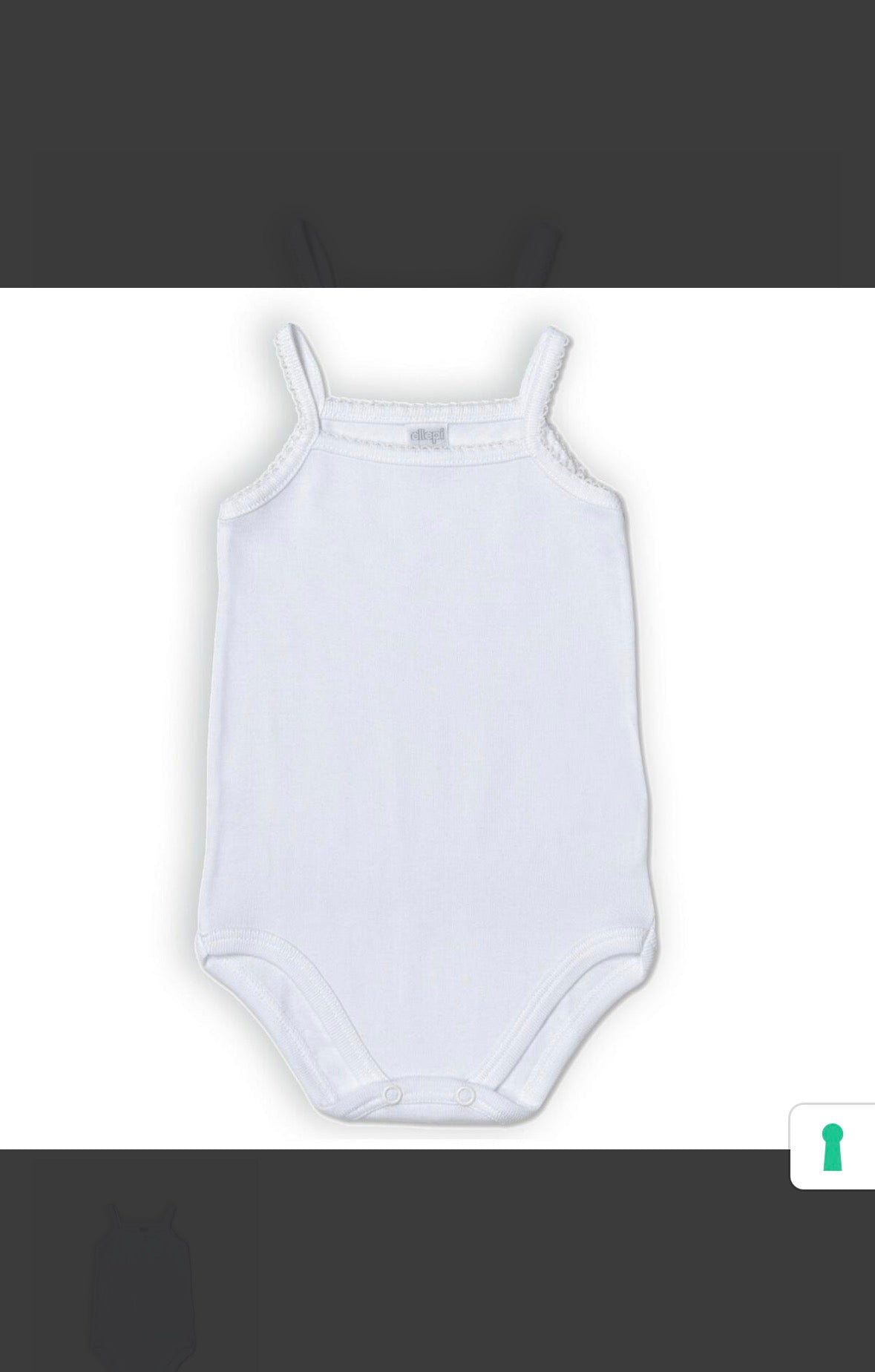 Body neonata spallina stretta Ellepi