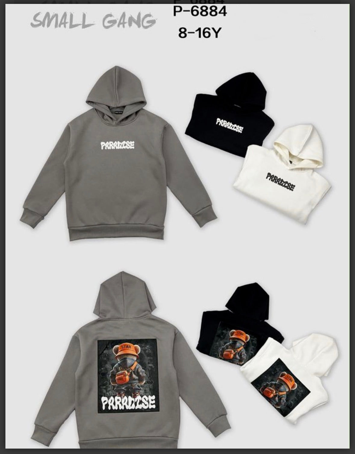 Felpa Con Cappuccio Autunno/Inverno Ragazzo
