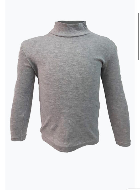 Boys Girls Kids Warm Cotton Turtleneck Long Sleeve Top – Liabel