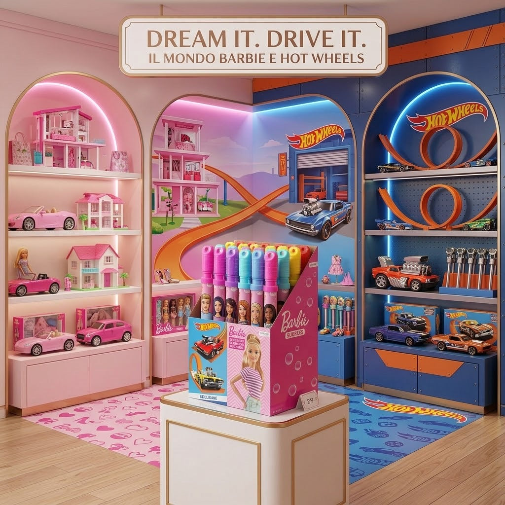 Soluzione Per Bolle Barbie e Hot Wheels