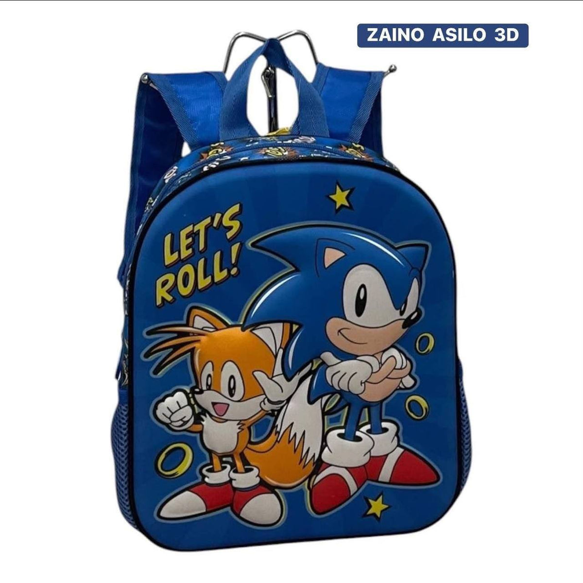 Zaino Asilo 3D Bambini - Zainetto Scuola Materna Stitch Spiderman Barbie Sonic - Idea Regalo Back to School Bambini 3-6 Anni