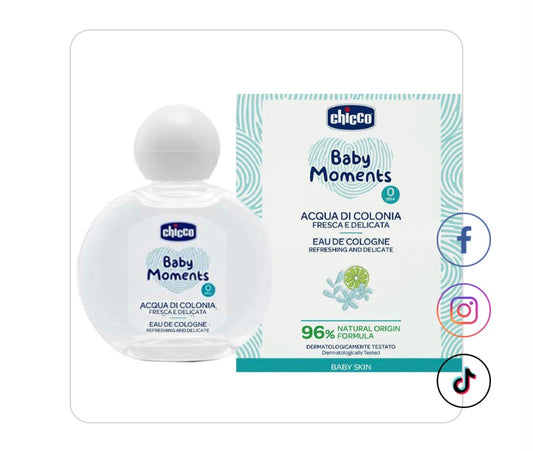 Acqua di Colonia Chicco per Neonati e Bambini - Fragranza Delicata Ipoallergenica Cura Bebe Idea Regalo Nascita
