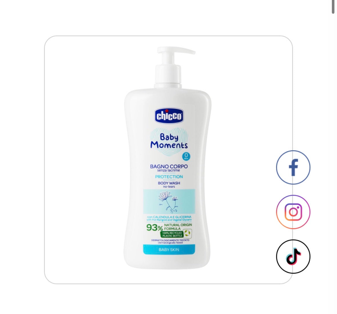 Baby Tear-Free Body Wash – Gentle Daily Bath Cleanser for Newborns 0–36 Months