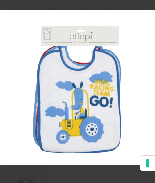 Bavetta Da Bambino In Spugna Con Elastico Ellepi (27x35)