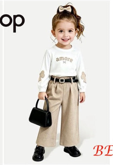 Completo Neonata Autunno Felpa+Pantalone Felpato