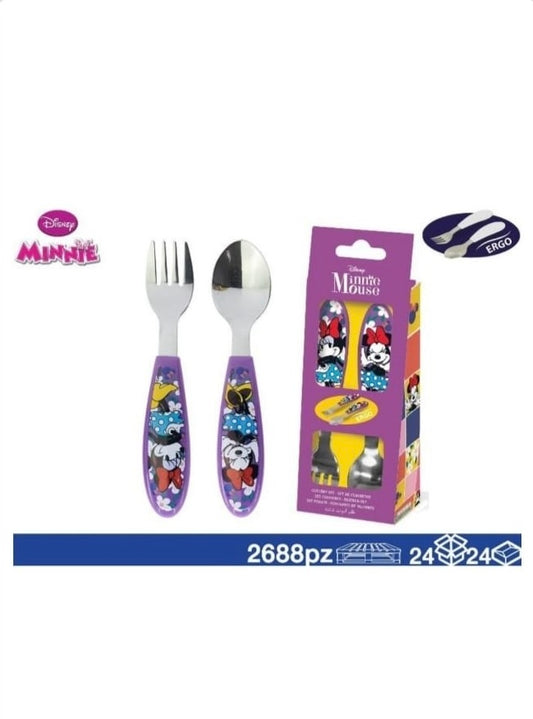 Set cucchiaio+forchetta Minnie