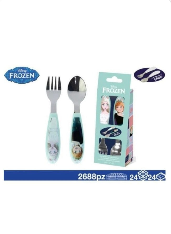 Set cucchiaio+forchetta frozen