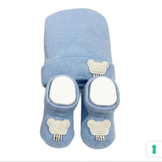 Set Cappello+Scarpe Neonata/o
