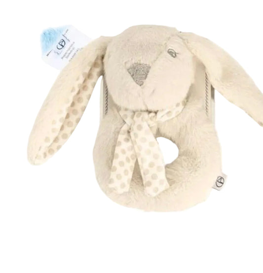 Sonaglino Neonato Coniglietto Peluche Morbido - Sonaglio Bambini Gioco Sensoriale Primi Mesi Idea Regalo Nascita