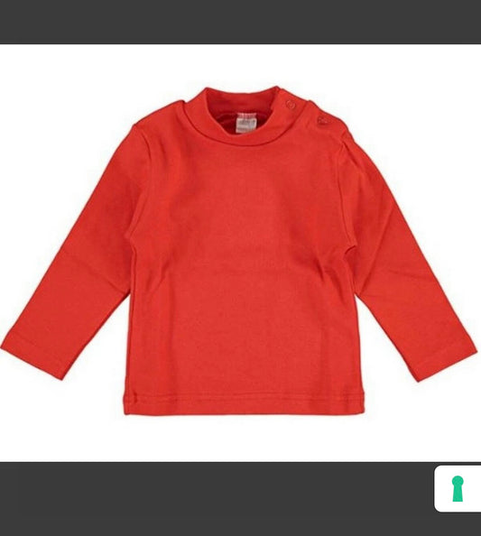 Lupetto Neonato Caldo Cotone Ellepi Manica Lunga - Abbigliamento Neonato Invernale Collo Alto Bottoni Spalla Idea Regalo Nascita