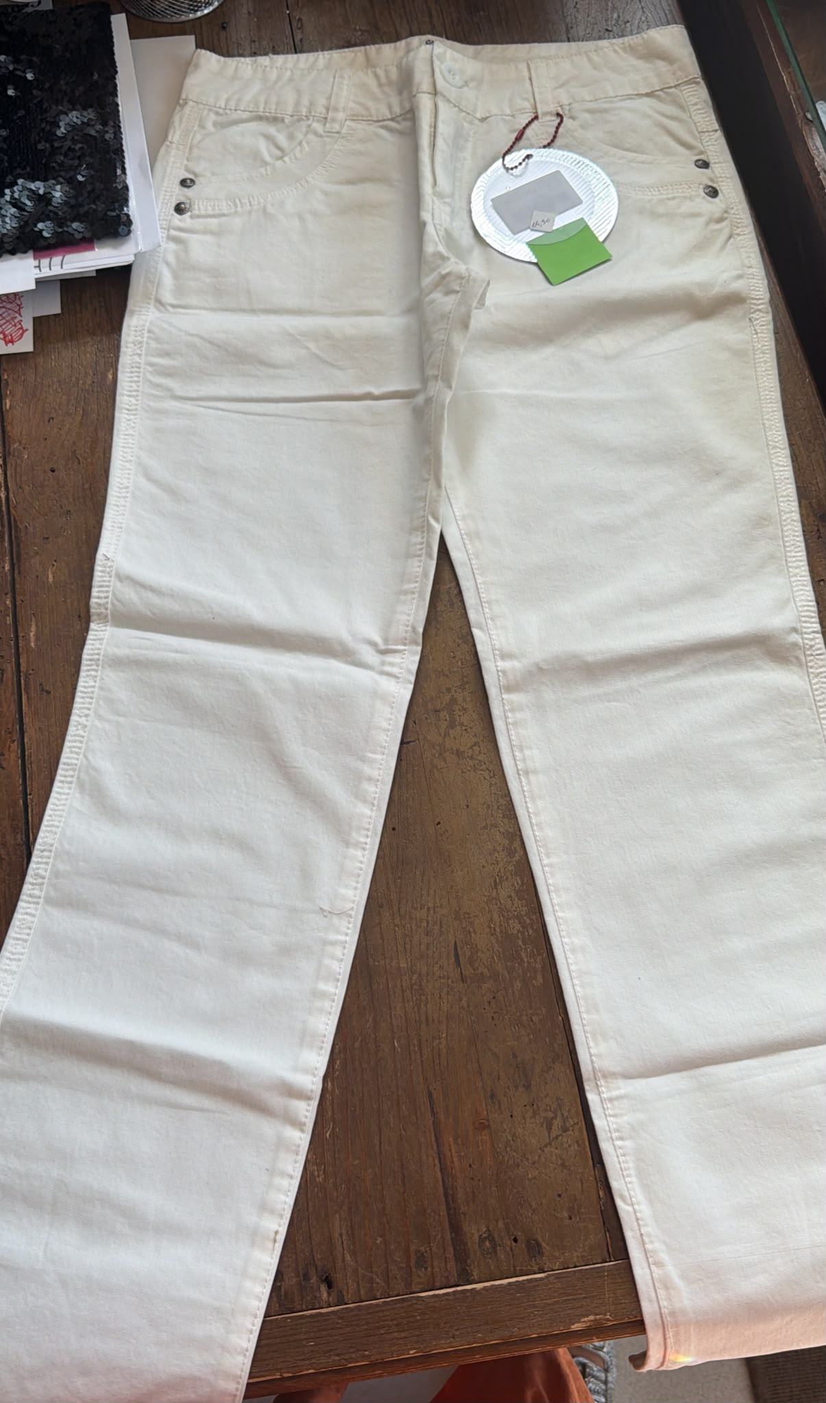 Jeans Bianchi Unisex Bambino e Bambina – Vestibilità Comoda