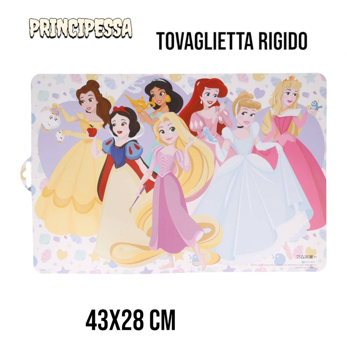Tovaglietta Rigida Spider-Man 43x28 cm per Bambini - Kids Placemat Antiscivolo Lavabile Idea Regalo Bambini Pappa Divertente