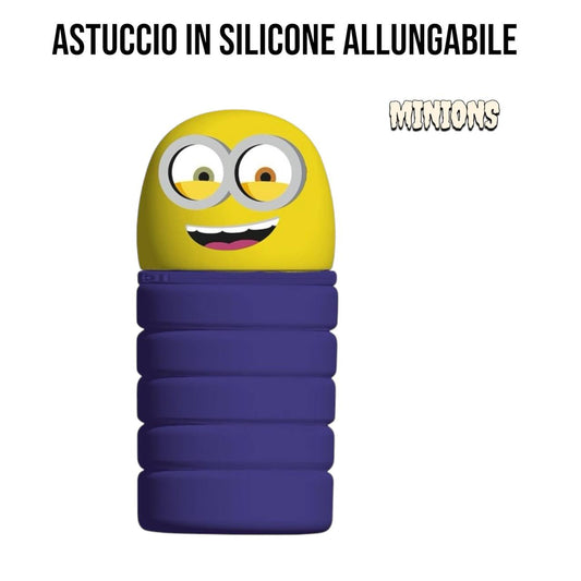 Astuccio Silicone Bambini Scuola - Portapenne Flessibile Minion Stitch Avengers - Accessori Scolastici Idea Regalo Back to School