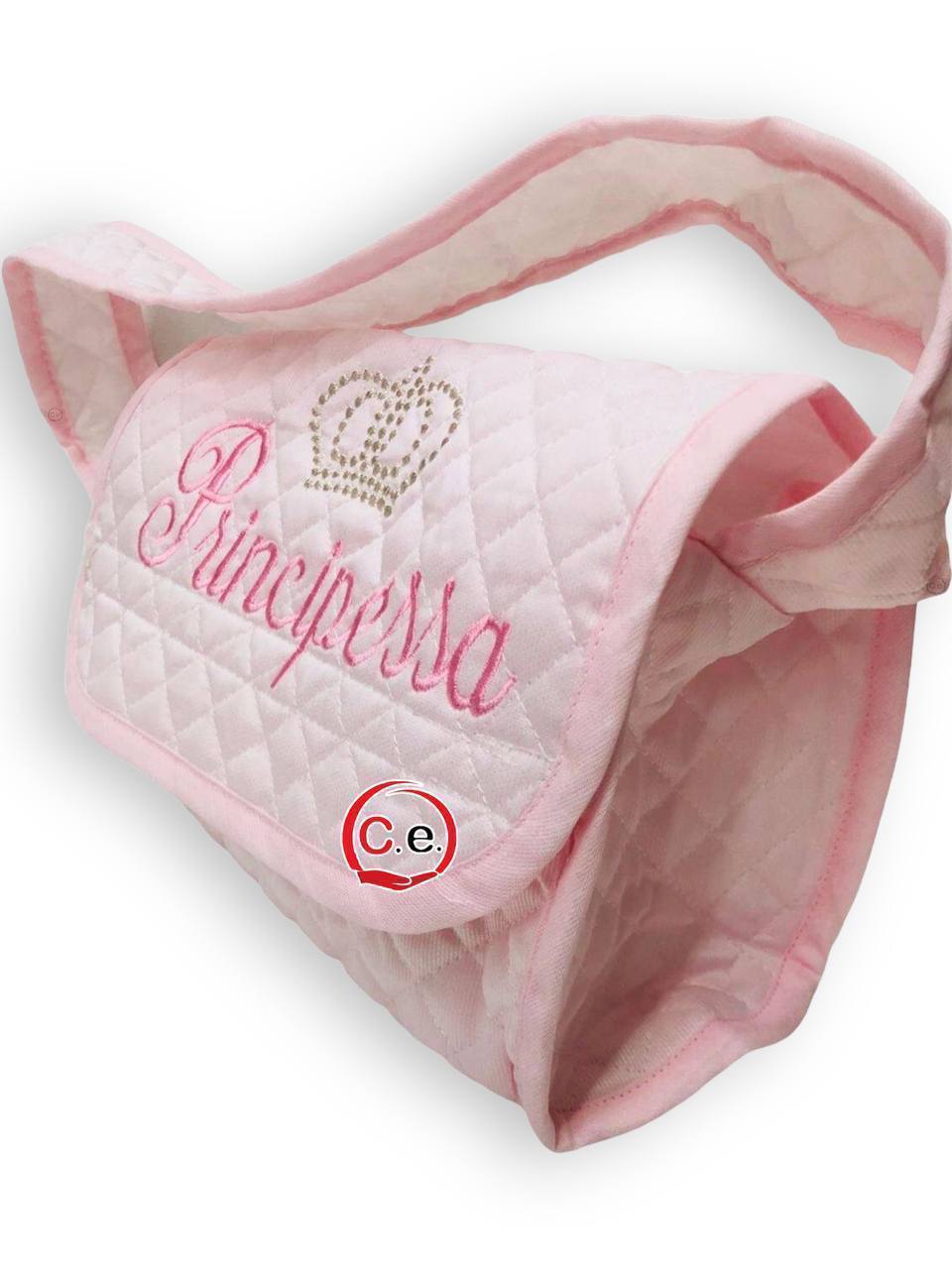 Borsa Portaoggetti Ricamata Principino & Principessa