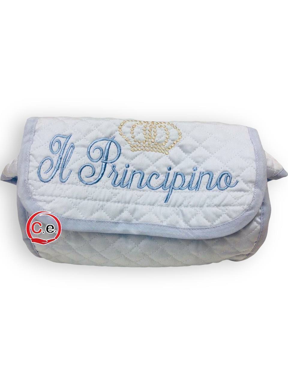 Borsa Portaoggetti Ricamata Principino & Principessa