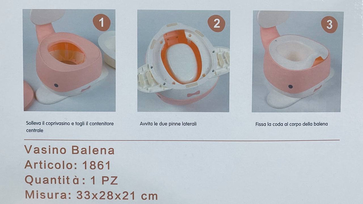 Vasino Per Bambini Con Design A Forma Di Balena