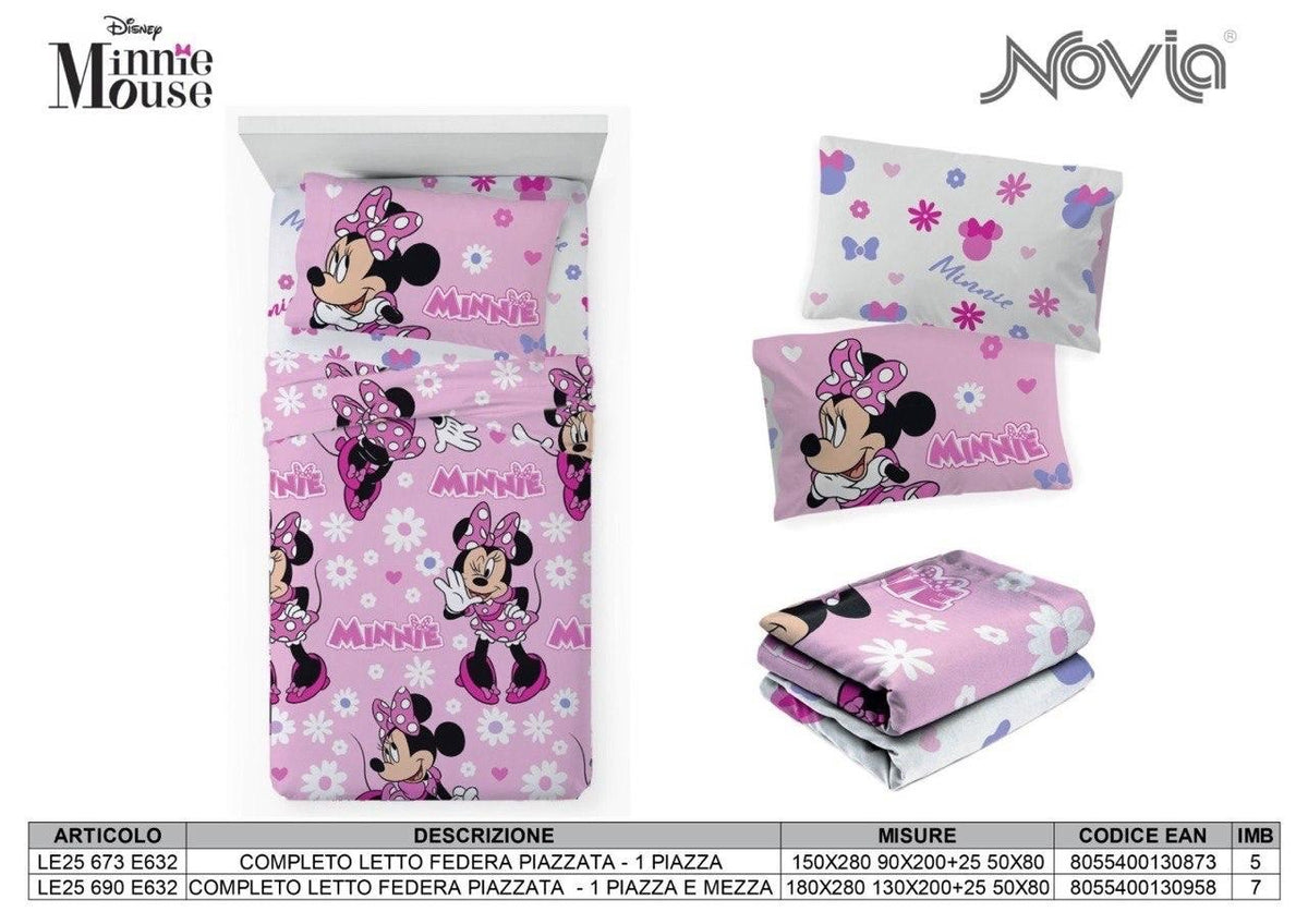 Completo Lenzuola Letto Singolo Walt Disney