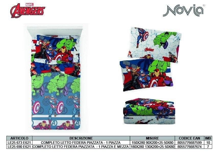 Completo Lenzuola Letto Singolo Walt Disney