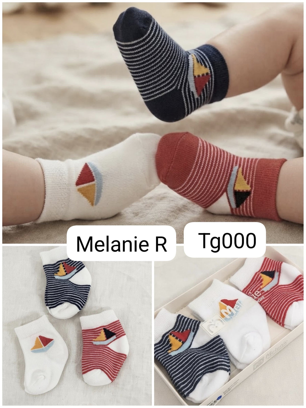 Calzini Neonato/a 12 Pezzi