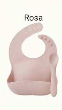 Set bavetta+cucchiaio in Silicone